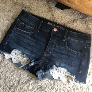 American Eagle Super Stretch Low Rise Jean Shorts